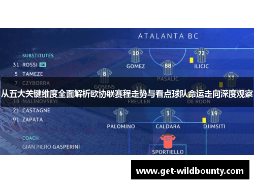 从五大关键维度全面解析欧协联赛程走势与看点球队命运走向深度观察 从五大关键维度全面解析欧协联赛程走势与看点球队命运走向深度观察